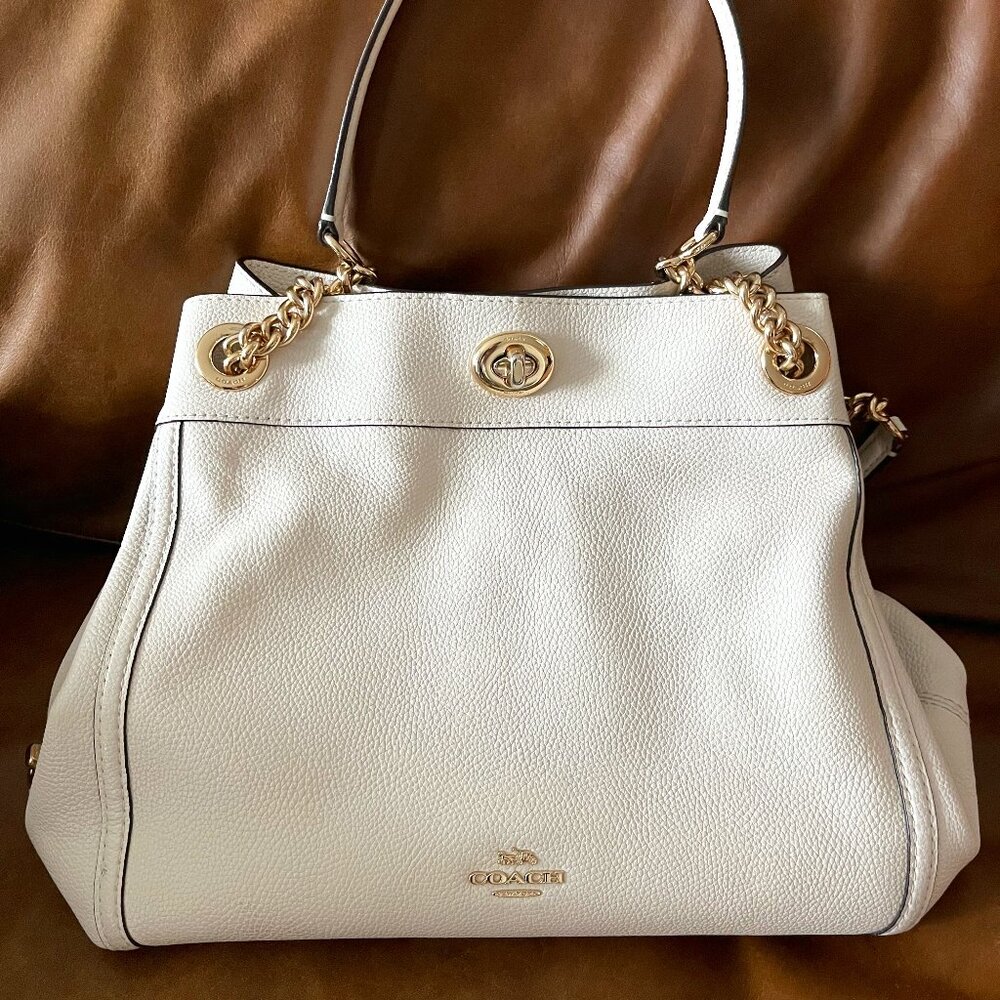 Coach leather Edie bag